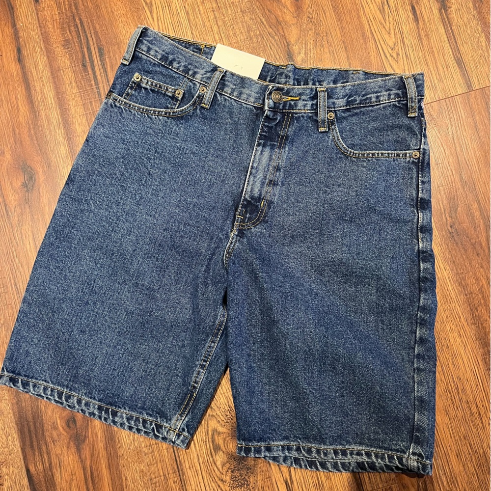 Vintage Fall Blue Baggy 90’s Deadstock Jorts